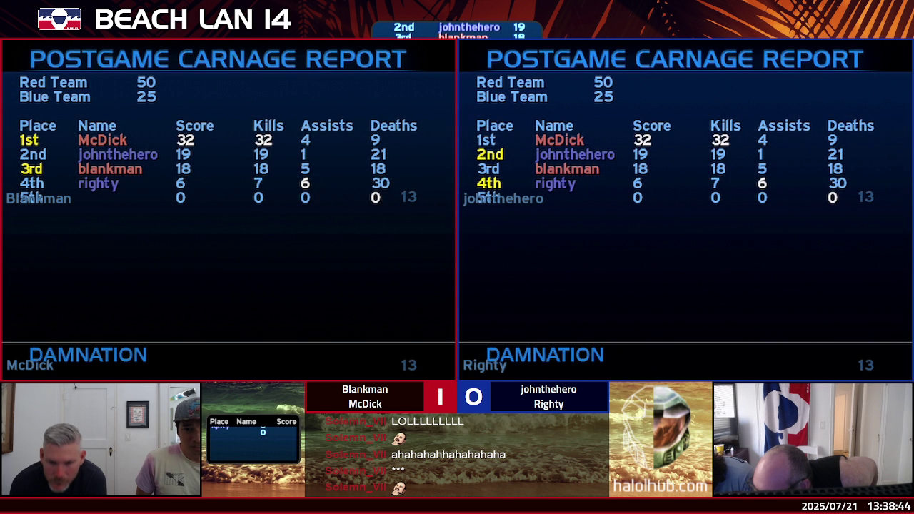 Post Game Carnage Report